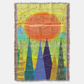 Herzrhythmus-Kunst-Decke Decke (Vorderseite Vertikal)