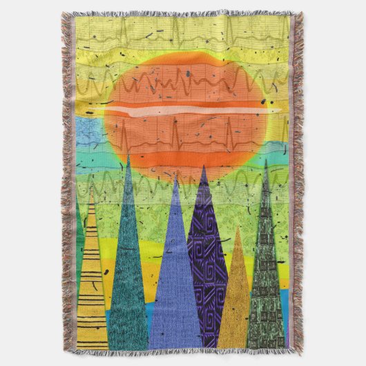 Herzrhythmus-Kunst-Decke Decke (Vorderseite Vertikal)