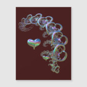 Herzrhythmus Magnetkarte (Vorderseite)