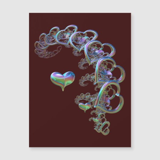 Herzrhythmus Magnetkarte (Vorderseite)