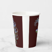 Herzrhythmus Pappbecher (Links)