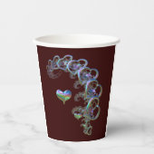 Herzrhythmus Pappbecher (Vorderseite)