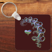 Herzrhythmus Schlüsselanhänger (Vorderseite)