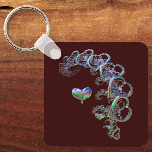 Herzrhythmus Schlüsselanhänger (Vorderseite)