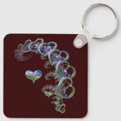 Herzrhythmus Schlüsselanhänger (Rückseite)