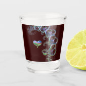 Herzrhythmus Schnapsglas (Vorderseite)