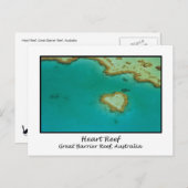 Herzriff, Great Barrier Reef, Australien Postkarte (Vorne/Hinten)