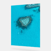 Herzriff Natur Acrylschild (Winkel)