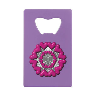 Herzring Valentine Geldbeutel Flaschenöffner