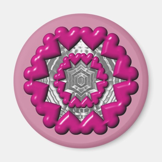 Herzring Valentine Magnet (Vorne)