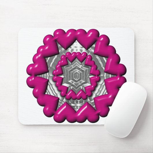 Herzring Valentine Mousepad (Mit Mouse)