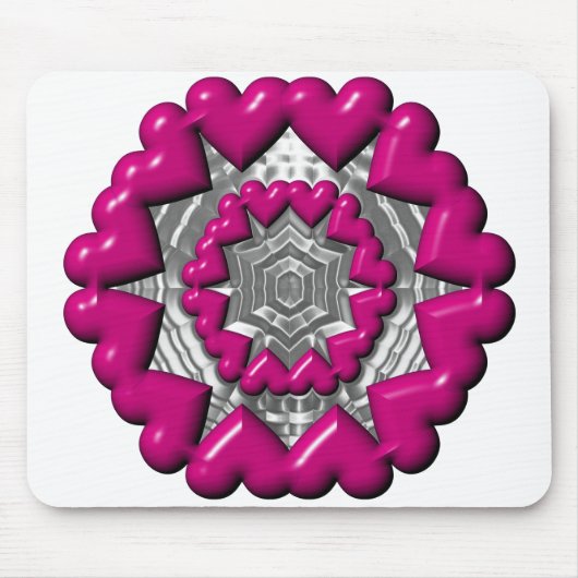 Herzring Valentine Mousepad (Vorne)