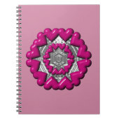 Herzring Valentine Notizblock (Vorderseite)