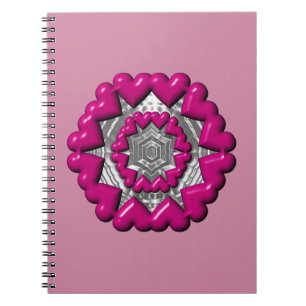 Herzring Valentine Notizblock