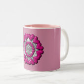 Herzring Valentine Zweifarbige Tasse (VorderseiteRechts)