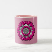 Herzring Valentine Zweifarbige Tasse (Mittel)