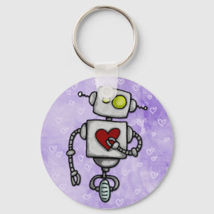 Herzroboter Schlüsselanhänger
