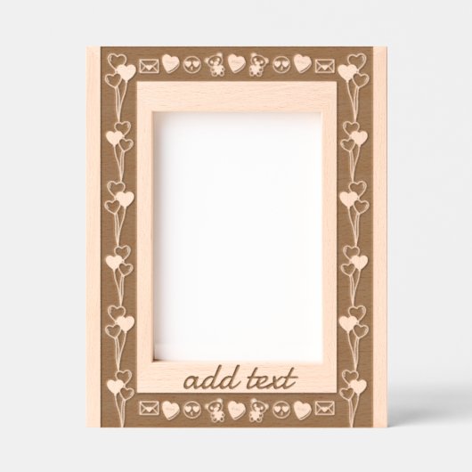 Herzromantischer Rahmen (Vorderseite)