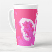 Herzrosa des Flugzeugs Milchtasse (Linke Ecke)