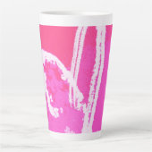 Herzrosa des Flugzeugs Milchtasse (Vorderseite)