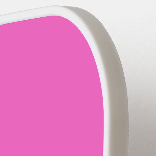 Herzrosa Quadrate Pickleball Paddle (Linke Seite)