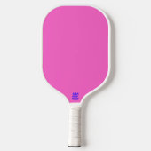 Herzrosa Quadrate Pickleball Paddle (Rückseite)