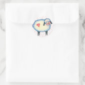 HERZSCHAFT VON SHARON SHARPE RUNDER AUFKLEBER (Tasche)