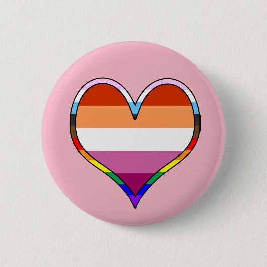 Herzschaltfläche für Lesben Button (Vorderseite)