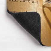 Herzschatten und klingeln auf der Bibel Mousepad (Ecke)