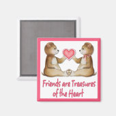 Herzschätze Magnet (Vorderseite/Rückseite)