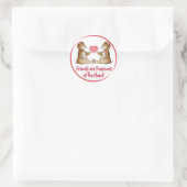 Herzschätze Runder Aufkleber (Tasche)