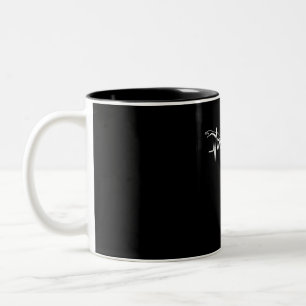 Herzschläfer Schwimmerteam Schwimmerinnen Girls Zweifarbige Tasse