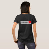Herzschlag 4 Nasenarbeit W T-Shirt (Schwarz voll)
