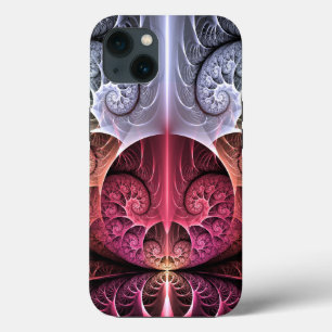 Herzschlag, abstrakte surreal fantastische Fraktal Case-Mate iPhone Hülle