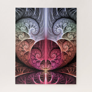 Herzschlag, abstrakte surreal fantastische fraktal puzzle