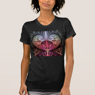 Herzschlag, abstrakte surreal fantastische fraktal T-Shirt