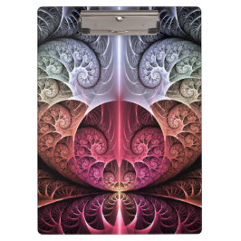 Herzschlag, Abstrakte surreale Fantasie Fraktal Ku Klemmbrett