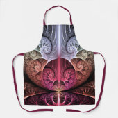 Herzschlag, Abstrakte surreale Fantasie Fraktal Ku Schürze (Vorderseite)