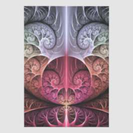 Herzschlag, Abstrakte surreale Fantasie Fraktal Ku Seidenpapier