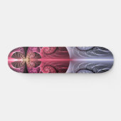Herzschlag, Abstrakte surreale Fantasie Fraktal Ku Skateboard (Horizontal)