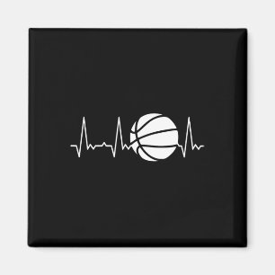 Herzschlag Basketball 1 Magnet