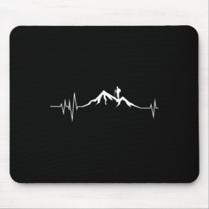 Herzschlag-Bergsteiger für das Klettertraining ,Wa Mousepad