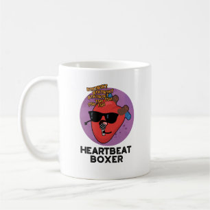 Herzschlag Boxer Lustige Musik Herz Pun  Kaffeetasse