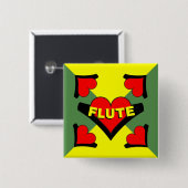 Herzschlag Button (Vorne & Hinten)