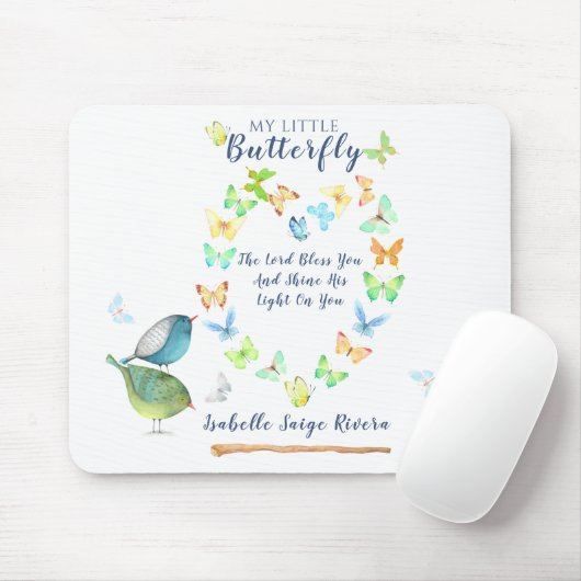 Herzschlag Der Herr segne dich Mousepad (Mit Mouse)