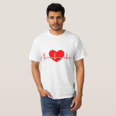Herzschlag der Liebe T-Shirt (Vorne ganz)