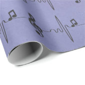 Herzschlag des Klangs Geschenkpapier (Rolleneckpunkt)