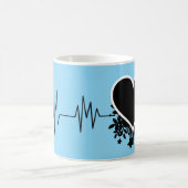 Herzschlag des Lebens Verwandlungstasse (Mittel)