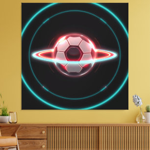 „Herzschlag des Spiels Fußball ist Leidenschaft“1 Leinwanddruck