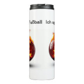 „Herzschlag des Spiels – Fußball ist Leidenschaft“ Thermosbecher (Rückseite)